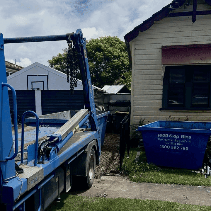 1300 Skip Bins Newcastle and Lake Macquarie rubbish removal work in Kahibah