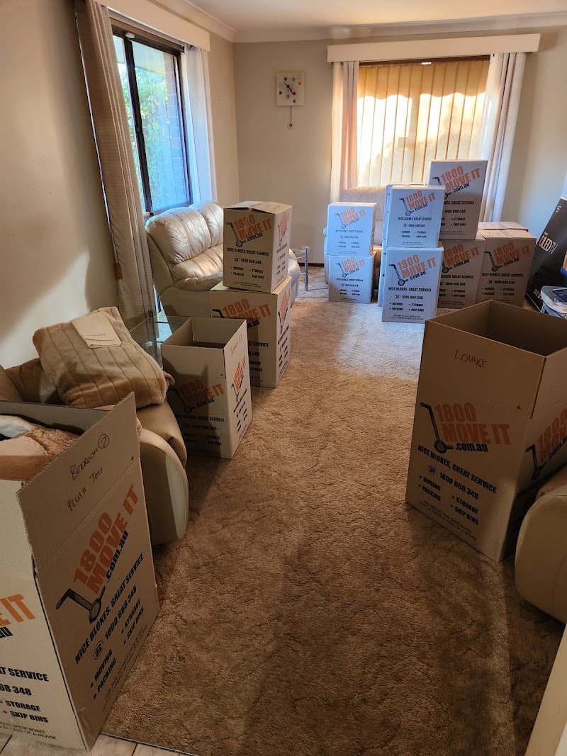 1800 Move It removalist work in Claremont
