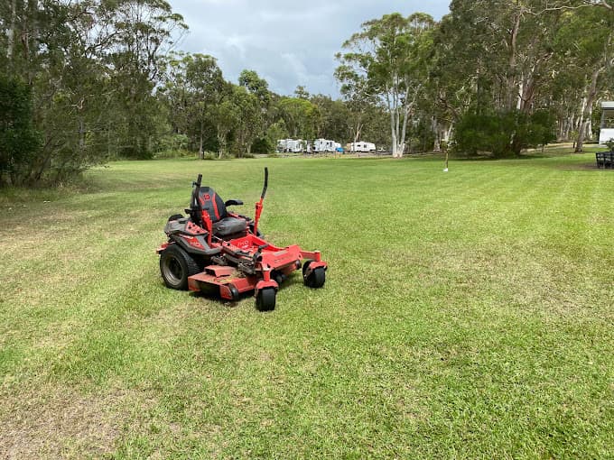 A Plus Lawn Maintenance lawn care work in Gwandalan