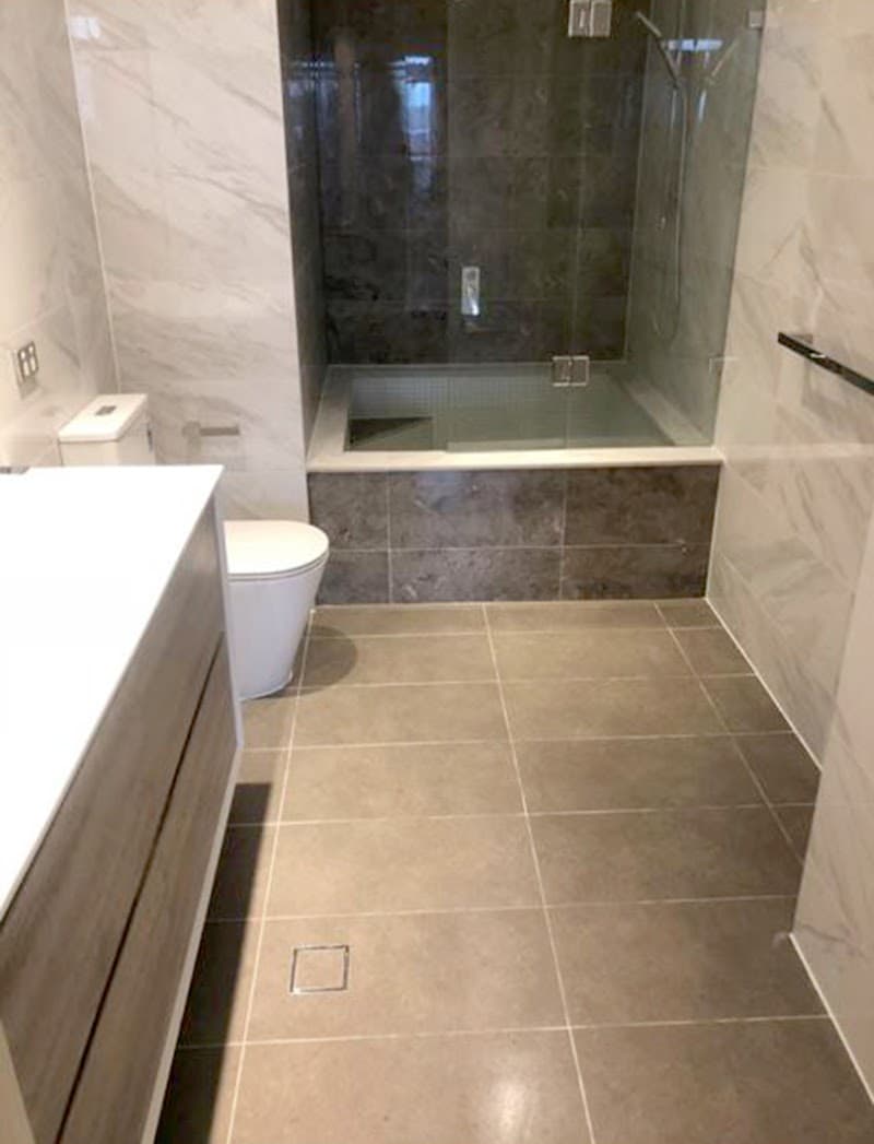 A2Z Renovations bathroom renovation work in Riverhills