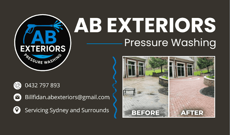 AB Exteriors pressure washing work in Penrith