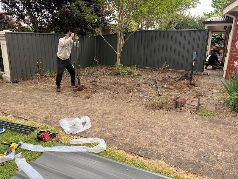 Abode Fencing Adelaide fencing work in Melrose Park