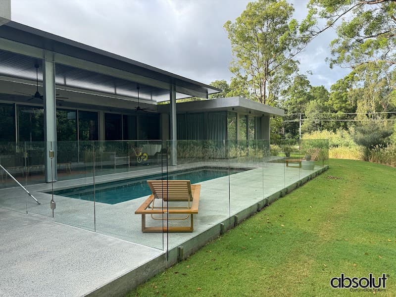 Absolut Custom Glass Systems fencing work in Molendinar
