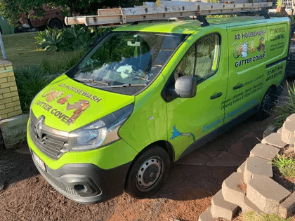 AD House Wash & Gutter Cover pressure washing work in East Toowoomba