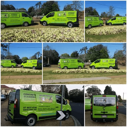 AD House Wash & Gutter Cover pressure washing work in East Toowoomba