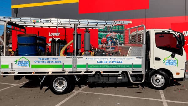 Adelaide Outdoor Cleaning Solutions gutter cleaning work in Paralowie