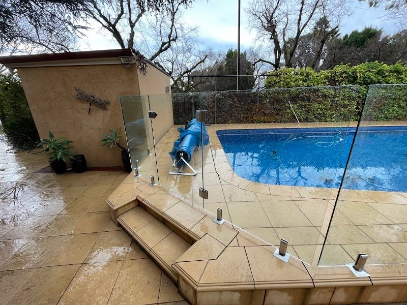 Adelaide Pool Glass fencing work in Walkerville