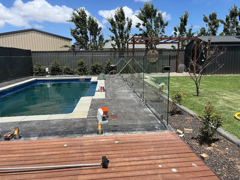 Adelaide Pool Glass fencing work in Walkerville