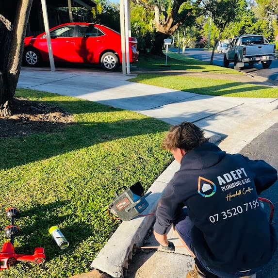 Adept Plumbing and Gas plumber work in Meadowbrook