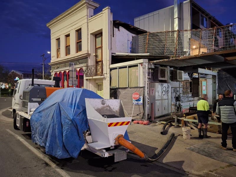 Adriano Guseli Concrete Pumping & Spraying concreting work in Goornong