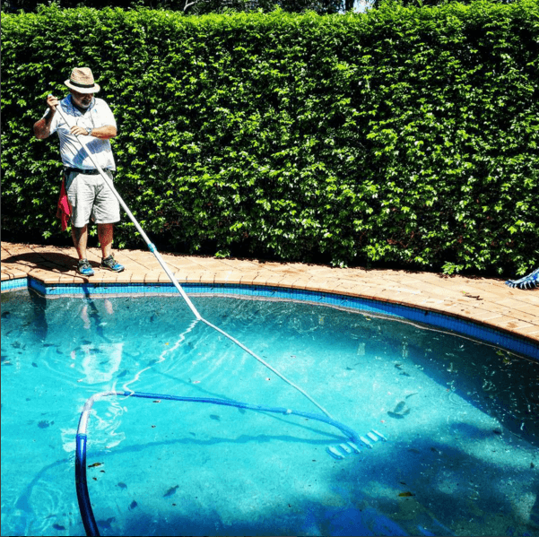 Affordable Pool Service pool maintenance work in Brisbane City