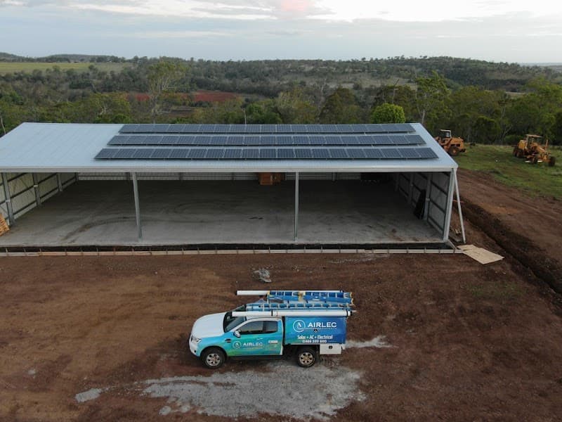 AIRLEC AUSTRALIA solar panel installation work in Aubigny