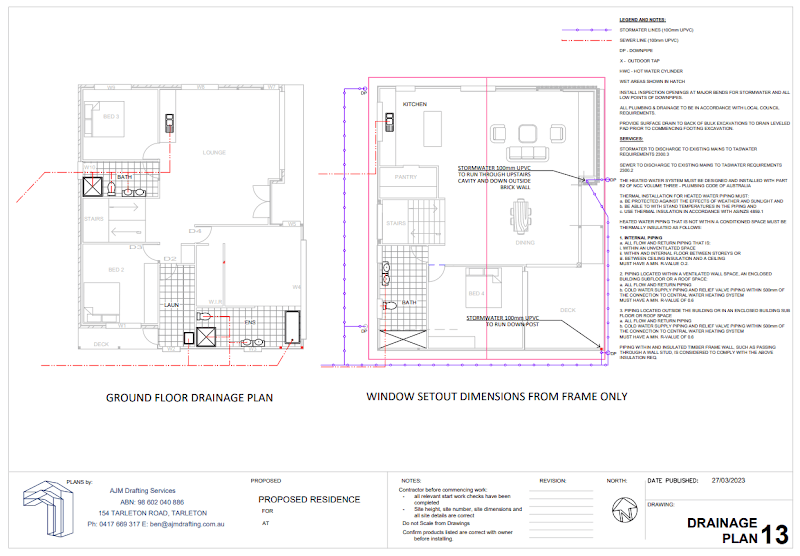 AJM Drafting Services asbestos removal work in Tarleton