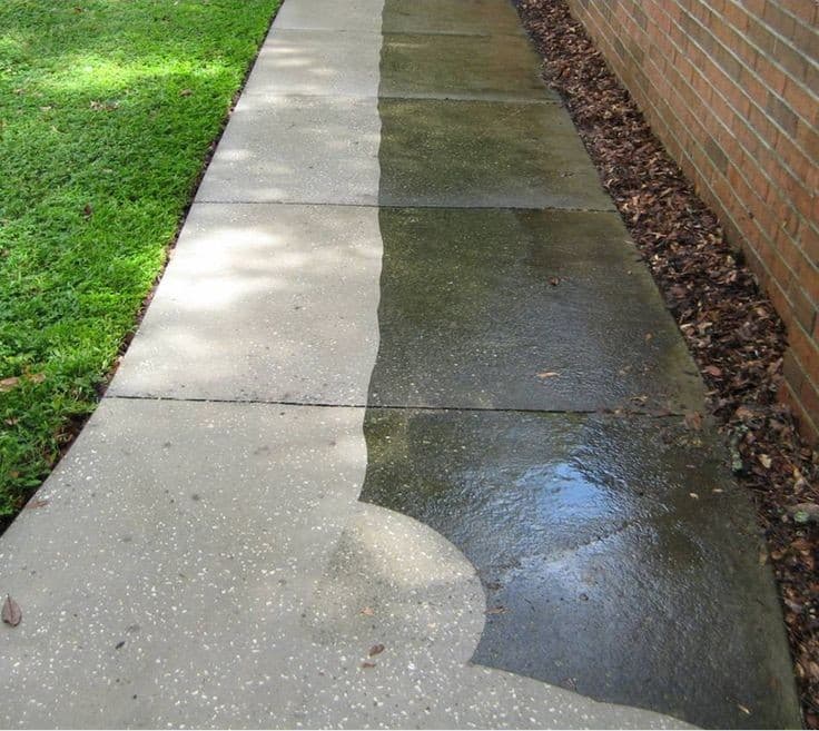 Alfa Pressure & Gutter Cleaning pressure washing work in Cloverdale