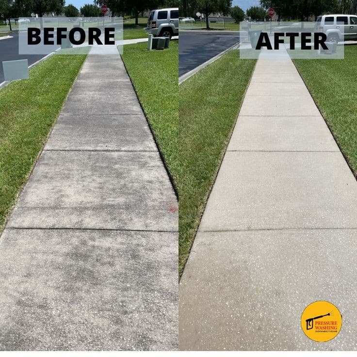 Alfa Pressure & Gutter Cleaning pressure washing work in Cloverdale