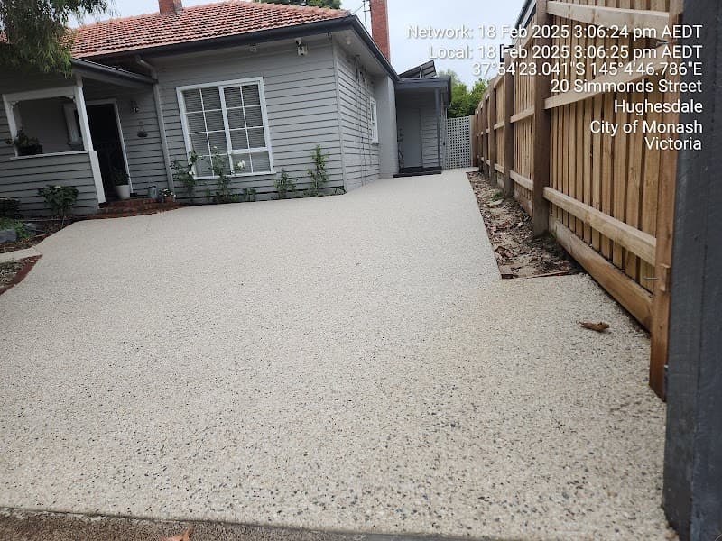 Alishba Concreting Service's concreting work in Springvale