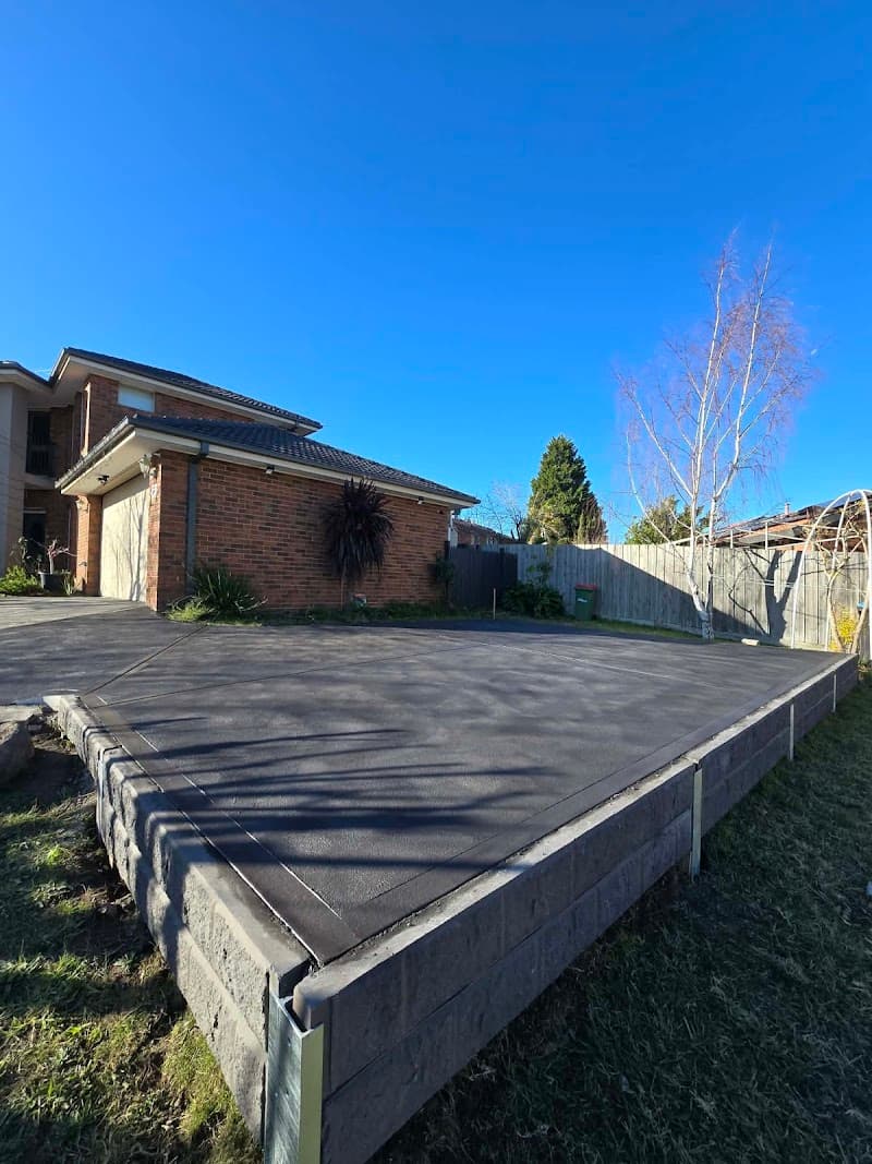 Alishba Concreting Service's concreting work in Springvale