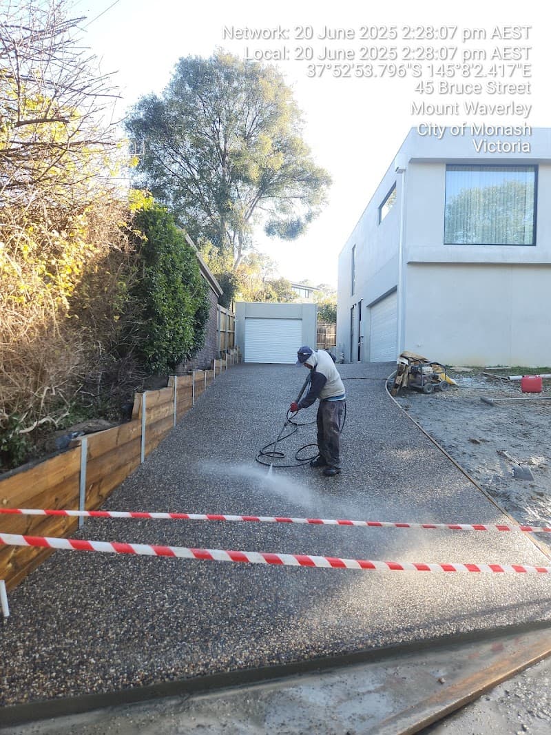 Alishba Concreting Service's concreting work in Springvale