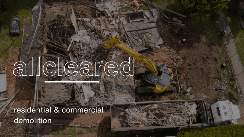 All Cleared Demolition asbestos removal work in Yeronga