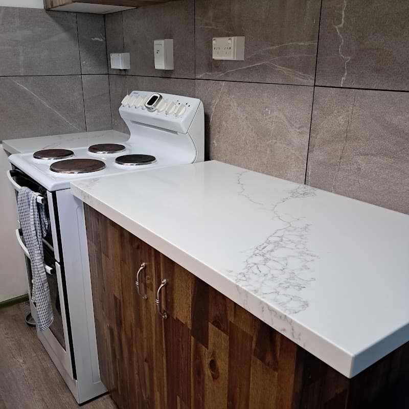All In Stone Benchtops bathroom renovation work in Svensson Heights