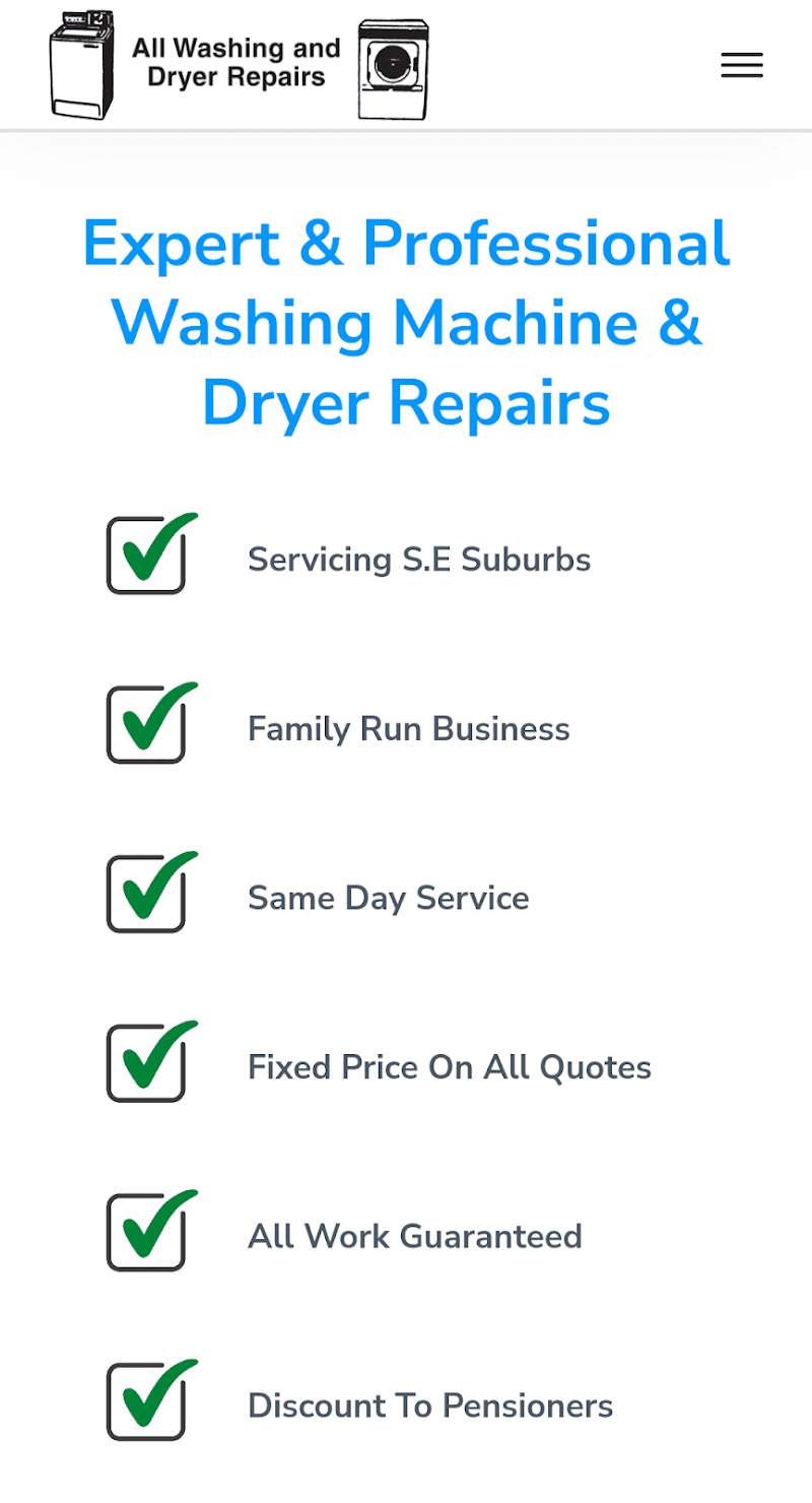 All Washing and Dryer Repairs appliance repair work in Narre Warren South