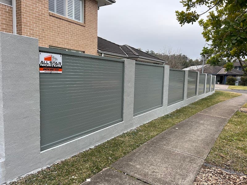 Allstar Fencing and Gates PTY LTD fencing work in Penrith