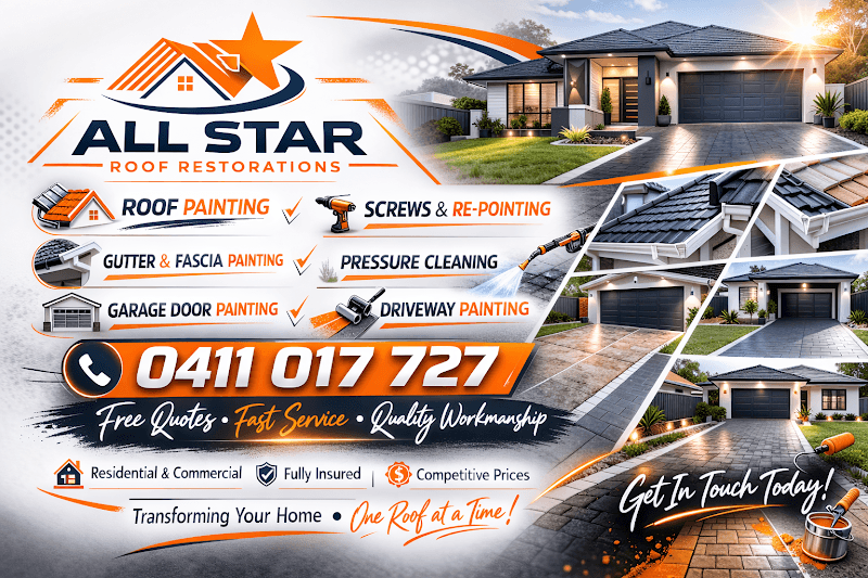 Allstar roof restorations roofing work in Urangan