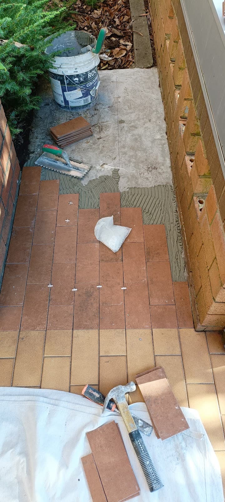 Almastiling tiling work in Granville