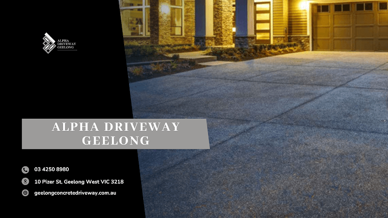 Alpha Driveway Geelong concreting work in Geelong West