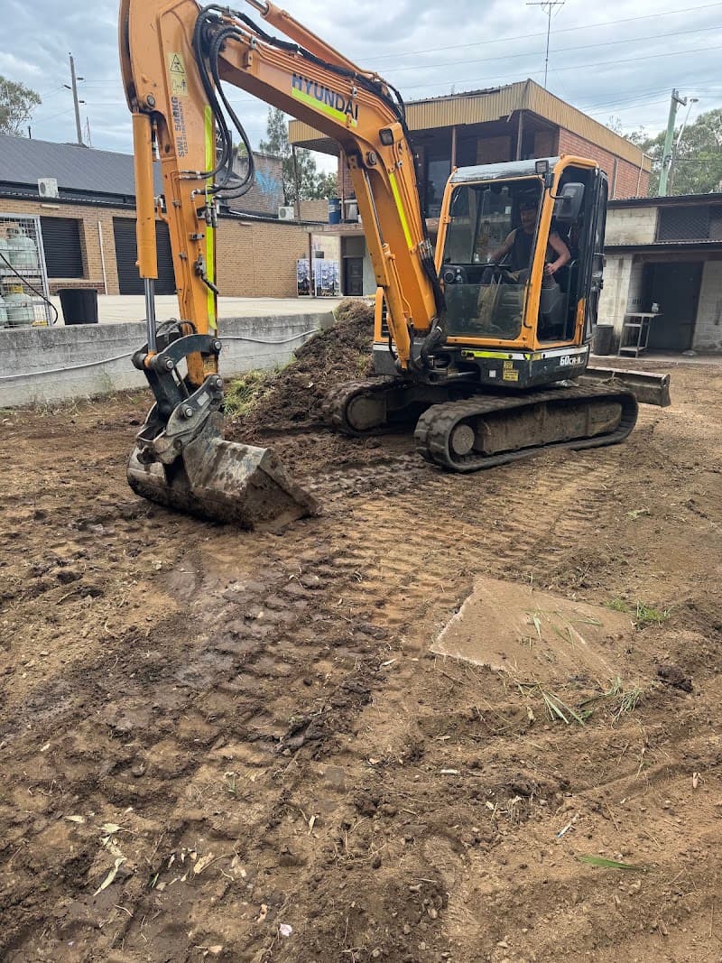 Alpha excavation demolition tipper truck demolition work in Quakers Hill