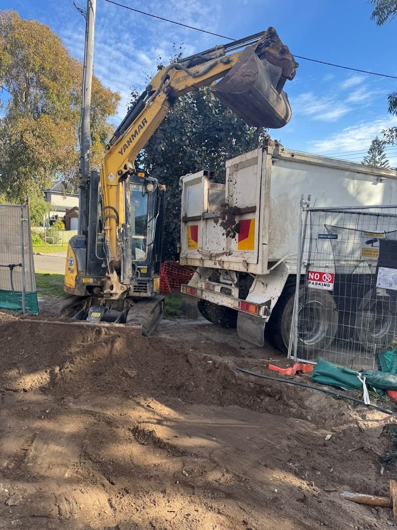 Alpha excavation demolition tipper truck demolition work in Quakers Hill