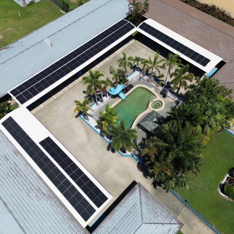 Alpha Renewables Australia solar panel installation work in West End
