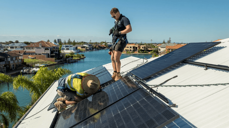Always Solar solar panel installation work in Rockingham