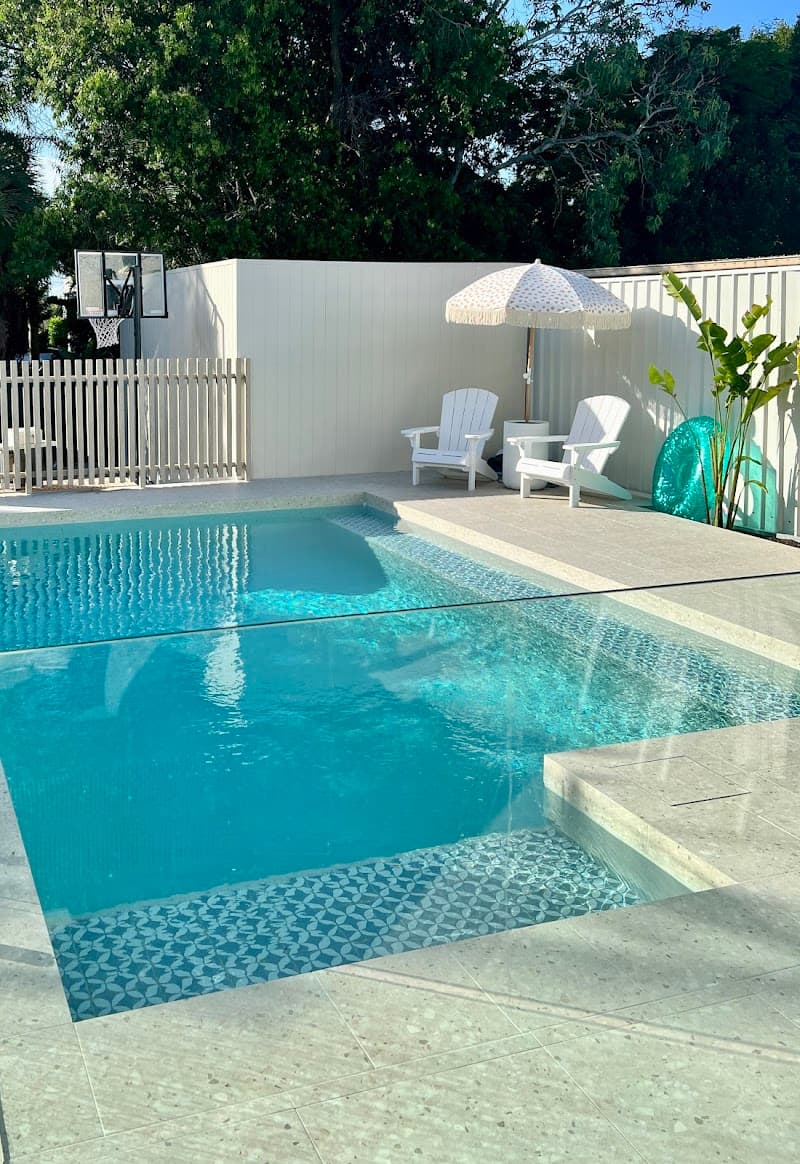 Amic Pools pool builder work in Deception Bay