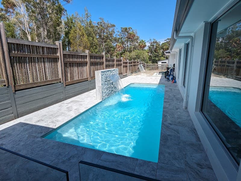 Amic Pools pool builder work in Deception Bay