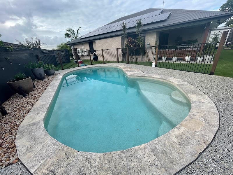 Amic Pools pool builder work in Deception Bay