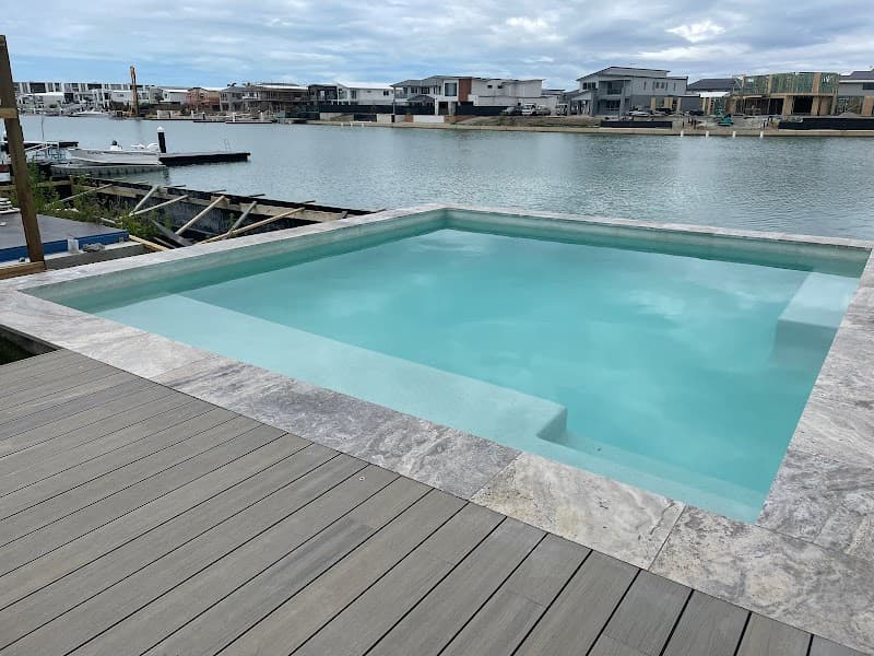 Amic Pools pool builder work in Deception Bay