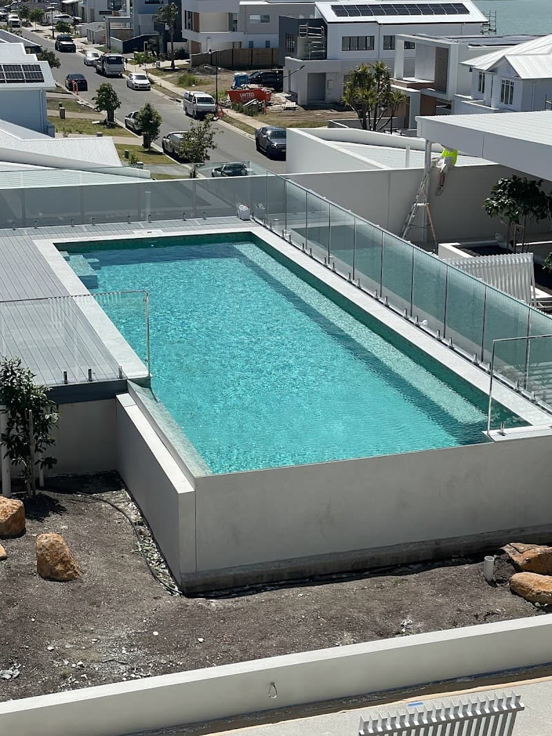 Amic Pools pool builder work in Deception Bay