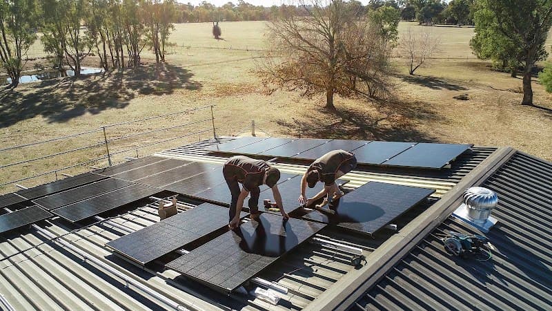 AmpForce Solar & Electrical solar panel installation work in Wodonga