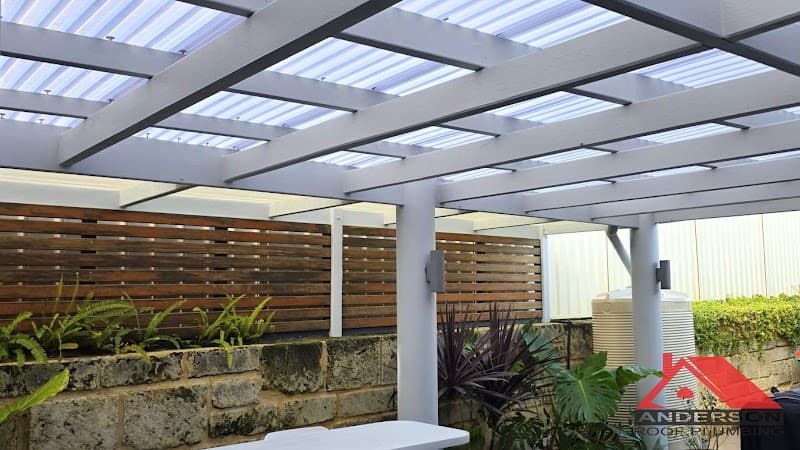 Anderson Roof Plumbing roofing work in Clarkson