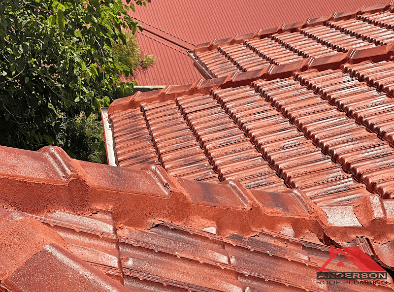 Anderson Roof Plumbing roofing work in Clarkson