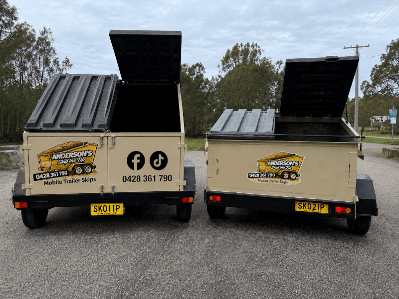 Anderson’s Skip the Tip rubbish removal work in Chain Valley Bay