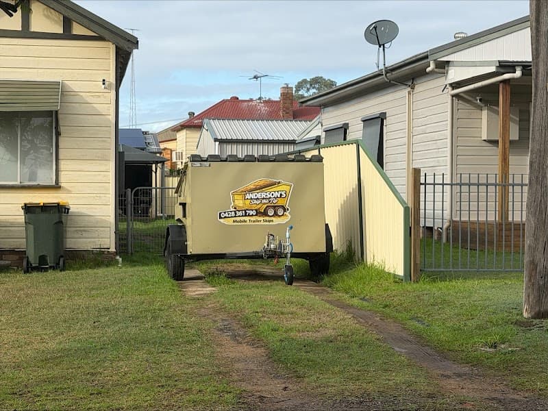 Anderson’s Skip the Tip rubbish removal work in Chain Valley Bay