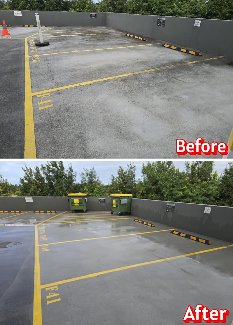 Andy's Services pressure washing work in Southport