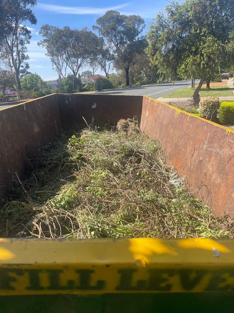 Angel Waste rubbish removal work in Hume