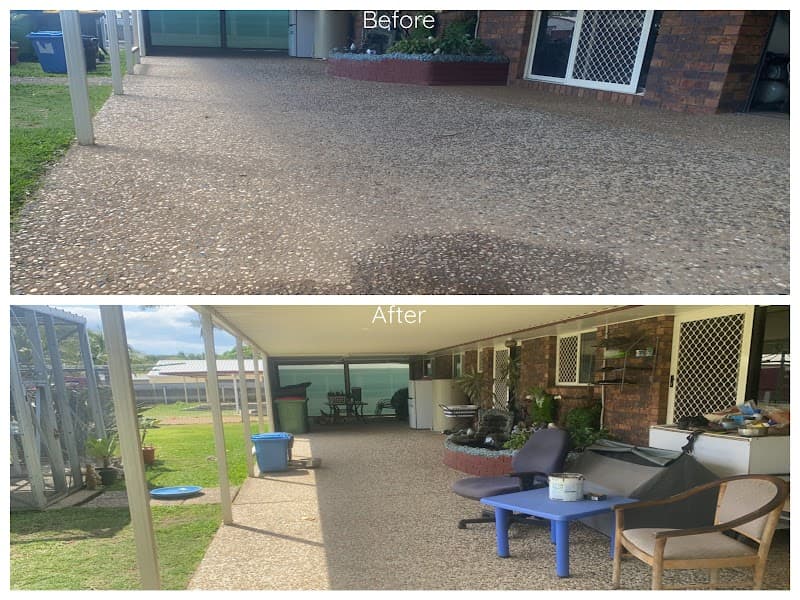 ApexShine Roof & Pathway Solutions gutter cleaning work in Gracemere