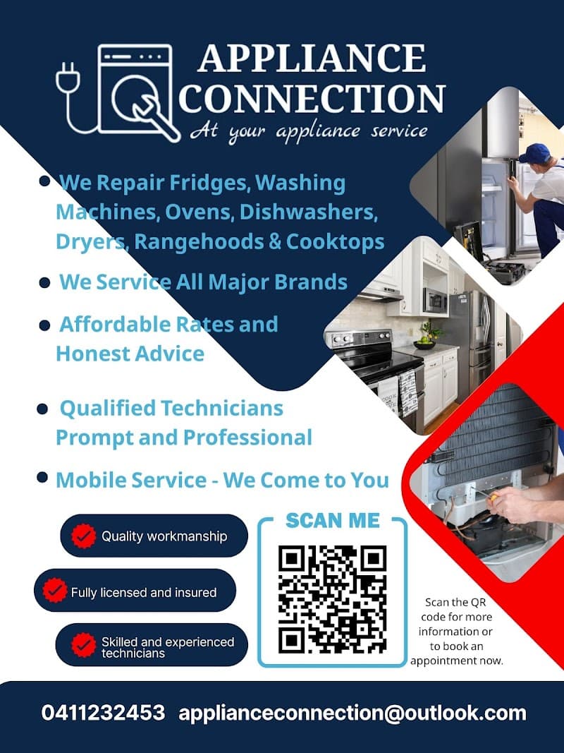 Appliance Connection appliance repair work in Morayfield