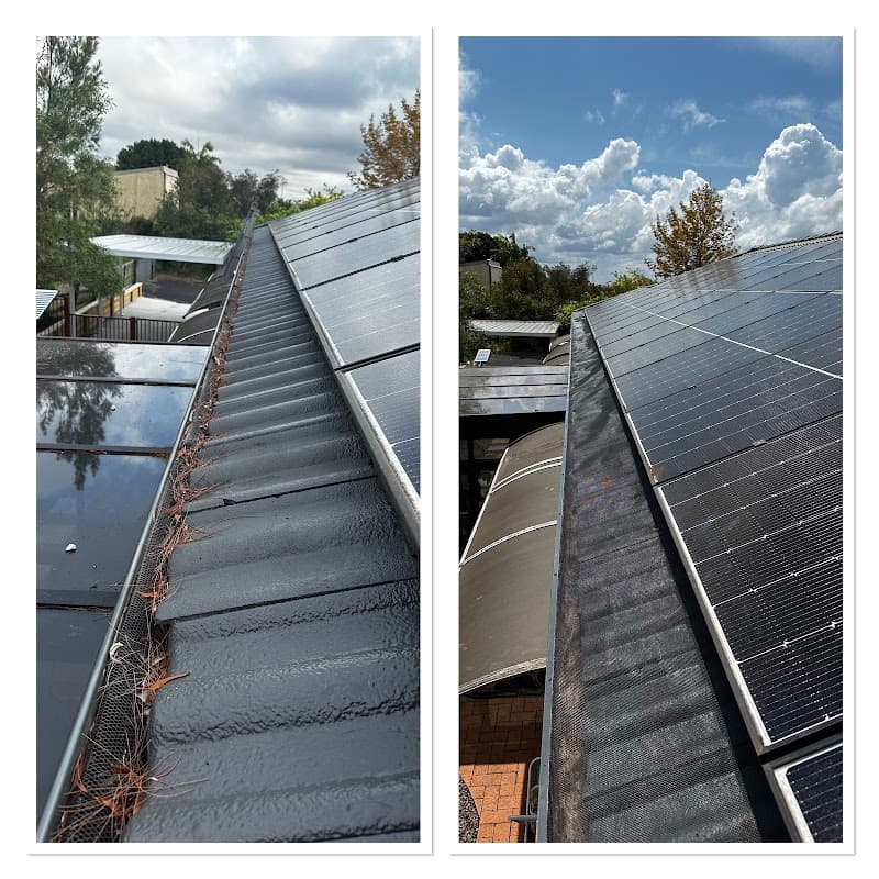 Aqua flow exterior cleaning gutter cleaning work in Bateau Bay