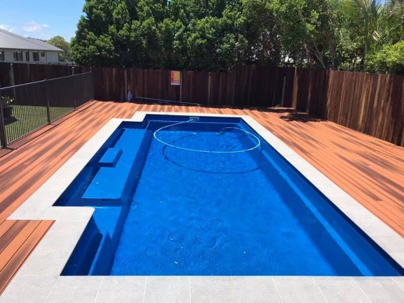 Aqualine Pools pool builder work in Branyan