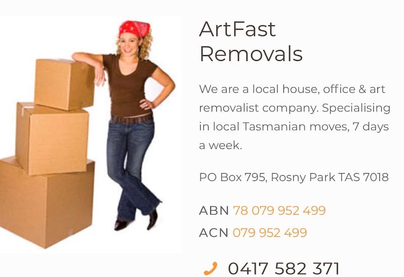 Artfast Removals removalist work in Mornington